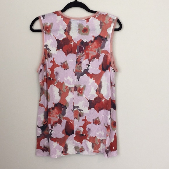 Simply Vera Wang wrap top blouse print - Picture 3 of 7